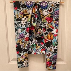 Black Milk Clothing Insane Graffiti Leggings - limited, size: small / S